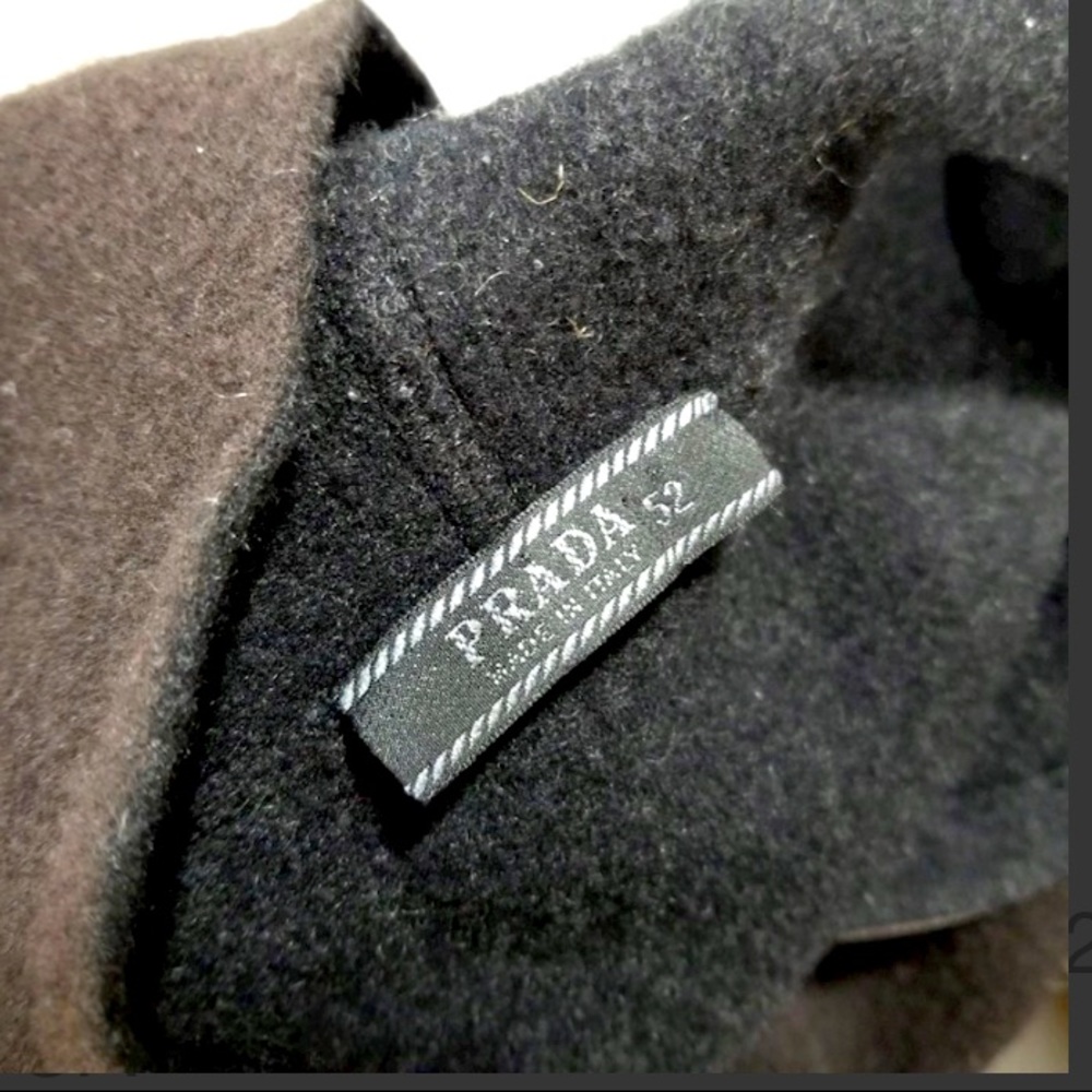 Prada Brown Womans Jacket Size L w COA